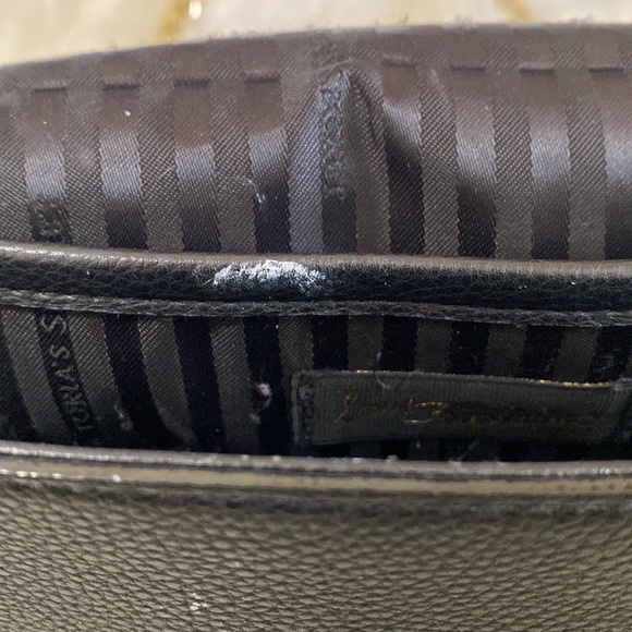 Victoria’s Secret Black and Gold Chain Crossbody Purse - Picture 5 of 6